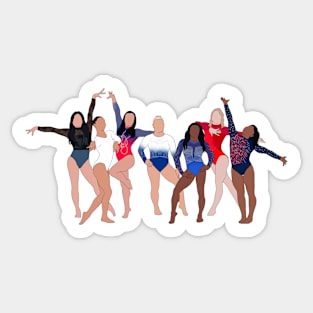 2024 US Olympic Gymnastics Team Sticker